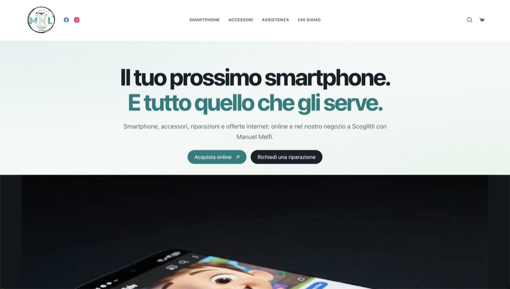 Home del sito di MNL Telefonia